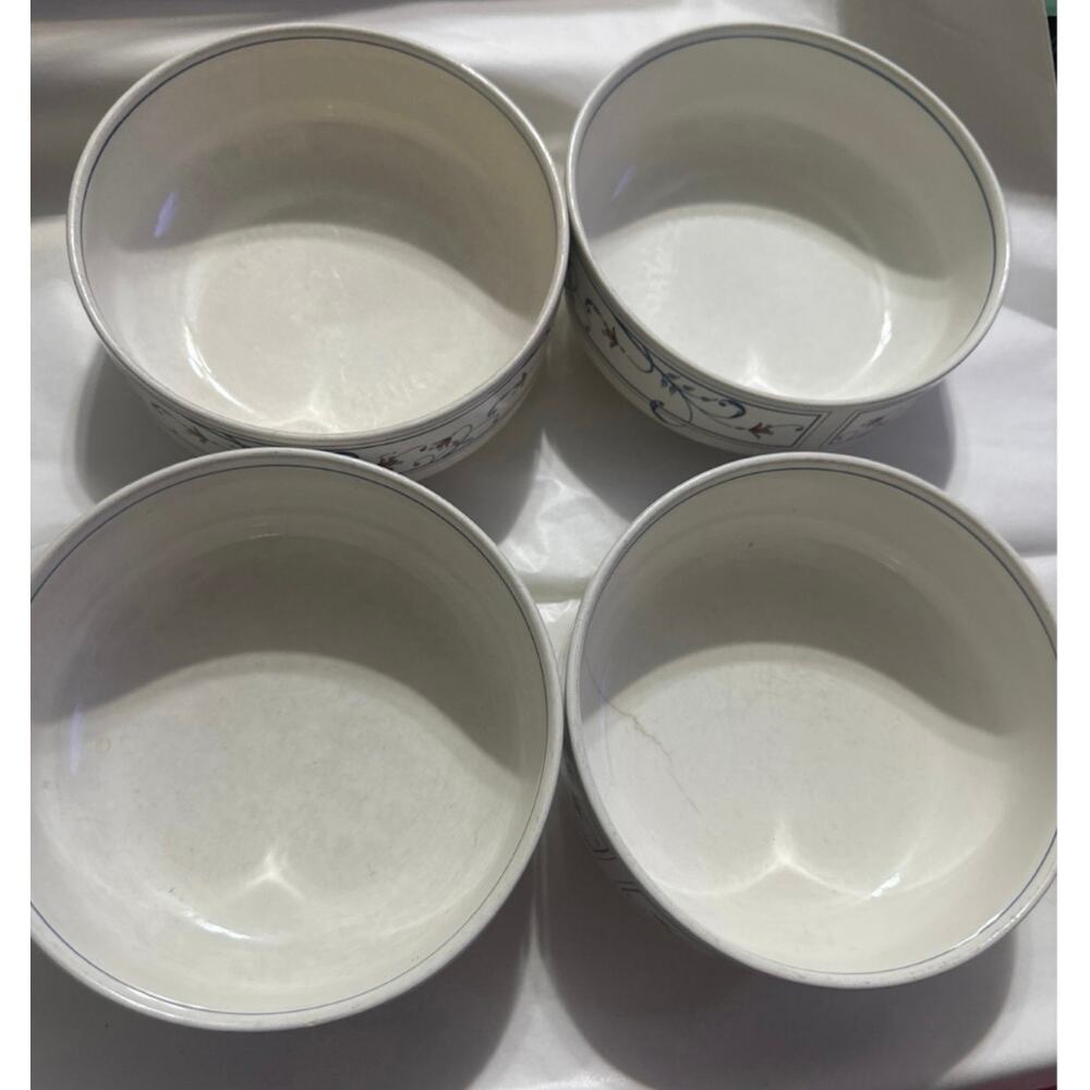 Mikasa Intaglio- "Annette" 6-3/8" Coupe Cereal Bowl, Set of 4 CAC20 - Picture 4 of 11